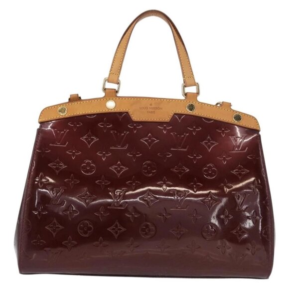 LOUIS VUITTON Monogram Vernis Blair MM Hand Bag 2way Amarante M91619 Auth 155013 - Picture 2 of 16
